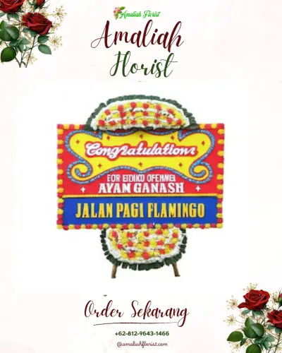 Bunga Papan Congratulation di Belatungan